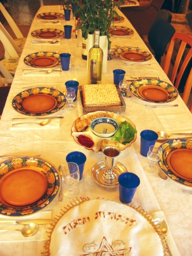 Seder-table