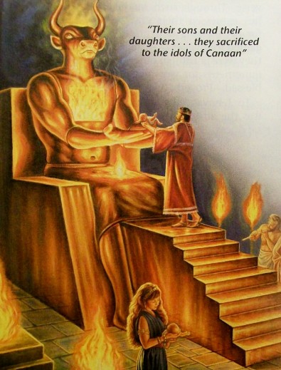 child sacrifice to Canaanite gods