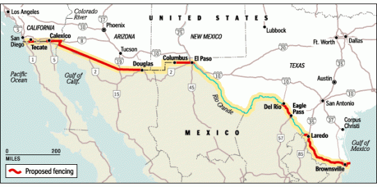 Mexico–United States barrier