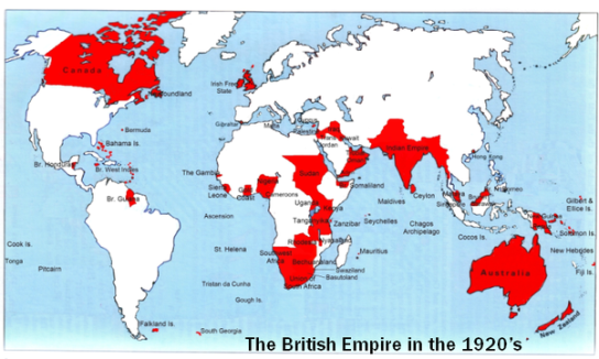 British Empire peak