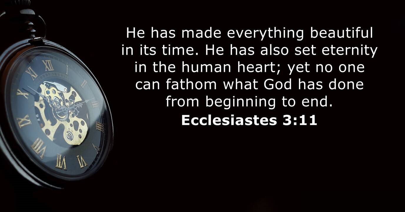 Ecclesiastes 3-11