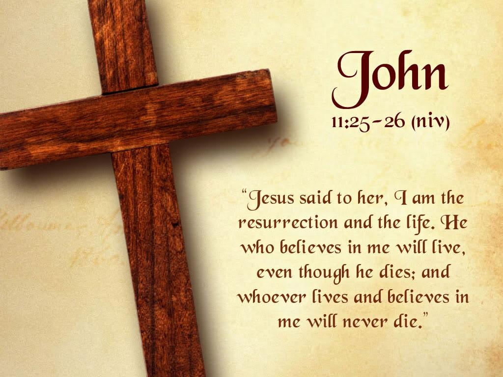 John 11-25-26