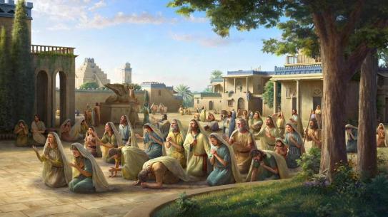 Jonah reluctantly preached to the wicked city of Nineveh for 40 days