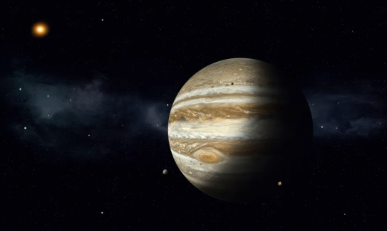 Jupiters enormous gravitational field